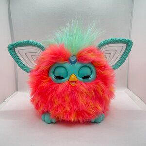 Hasbro‎ 2023 Coral Interactive Furby Light Up Ears - tested works - furby only